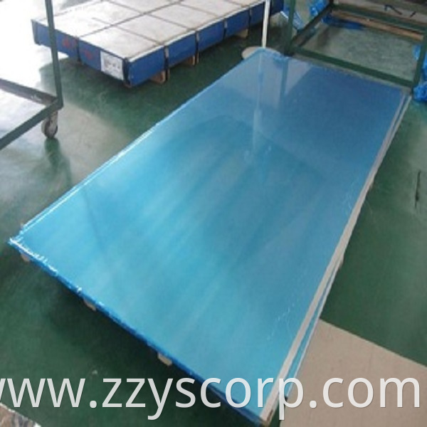 aluminium sheet with PVC